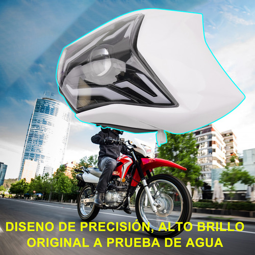 Faro Led Completo Blanco Honda Xr 150l / Xr 190l Alta Calida