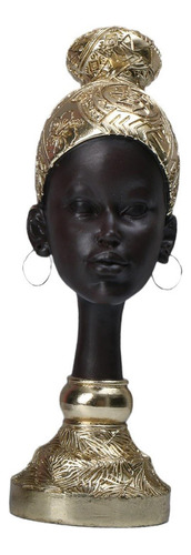 Estatuilla De Señora Africana, Estatua De Sin Candelabro