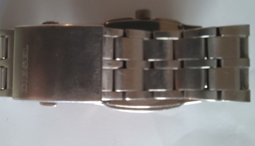 Relogio Diesel Masc Modelo D1127 Prateado Prateado Preto (Usado)