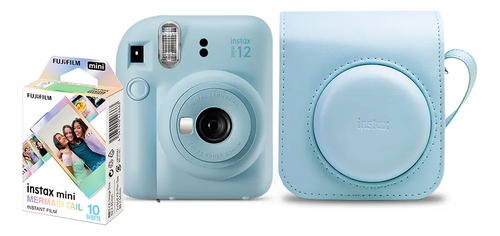 Kit Camera Instax Mini 12 com Bolsa e Filme 10 Foto