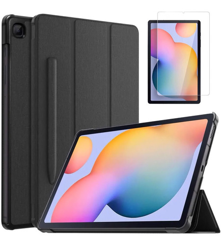 Case Galaxy Tab S6 Lite 10.4 P613 P619 Estuche + Mica Glass