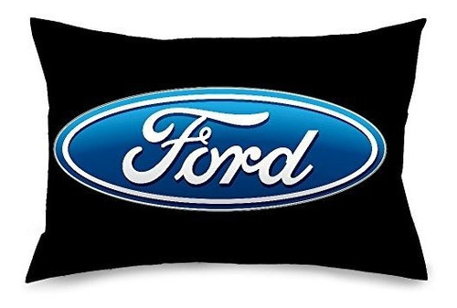 Funda Cojín Logo Oval Ford, Estándar, 6'' X 10''