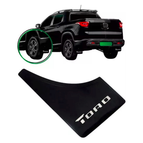 Barreros Baberos De Goma Fiat Toro X 2 Unidades