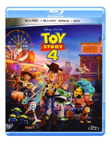 Toy Story 4 Blu-ray + Blu-ray Bonus + Dvd