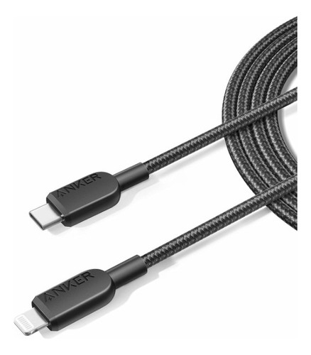 Cable De Carga Anker Nailon Usb-c A Lightning 1,8m Mfi 