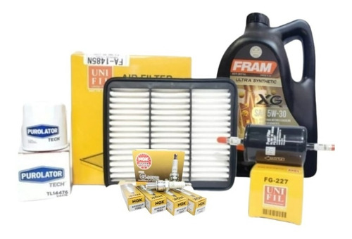 Kit De Afinacion Matiz 1.0 2006-2016 Filtros 5w30 Bujias