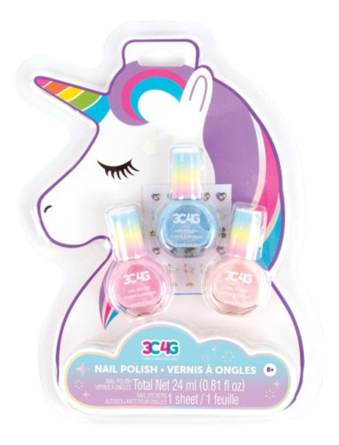 Esmalte De Uñas Trio Unicornio 10015