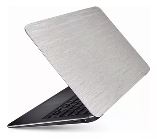 Skin Adesiva Para Tampa Notebook Cor Aço Escovado - Ideapad