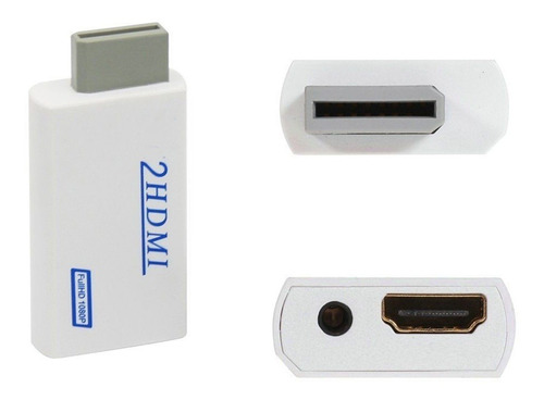 Imagen 3 de 5 de Adaptador Conector Hdmi Nintendo Wii Reescalador Conversor