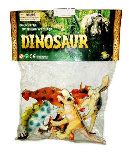 Pack Dinosaur Dinosaurios X6 Cresko