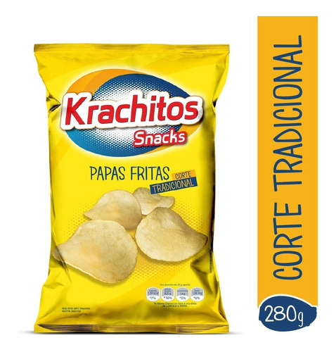 Papas Fritas Krachitos Corte Tradicional X 280 Gr