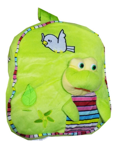 Mochila Infantil Diseño De Animales Peluche Niños Escuela 3d