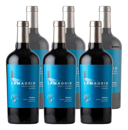 Vino Lamadrid Reserva Malbec Caja X 6 Unidades