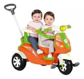 Carrinho De Pedal Ou Passeio Moto C/ 02 Lugares Calesita