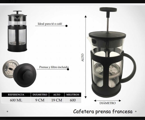 Cafetera - Francesa 600 Ml