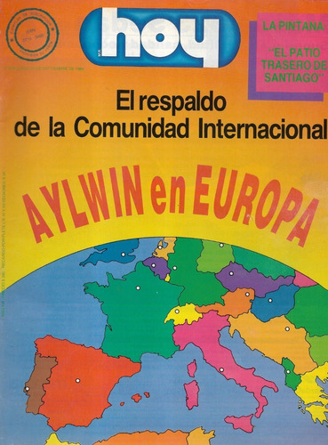 Revista Hoy N° 636 / 25 Septiembre 1989 / Aylwin En Europa