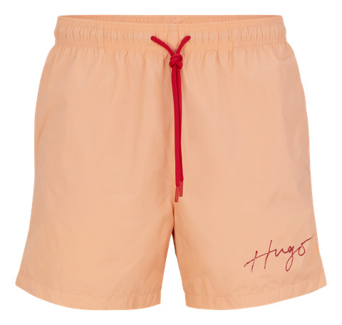 Traje De Baño Tipo Shorts Hugo Para Hombre Con Logo