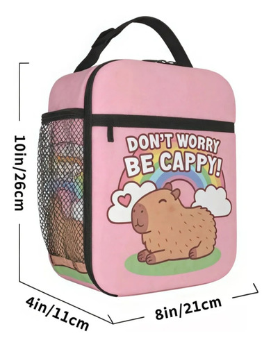 Bonita Bolsa De Almuerzo Aislante Con Forma De Capibara