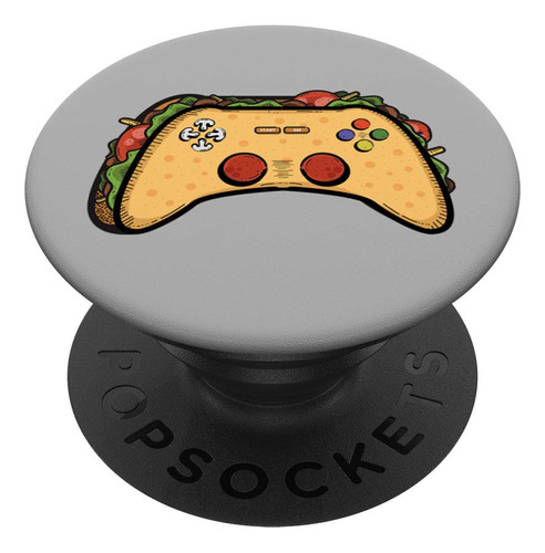 Diseño Juego Taco Para Gamer Boy Popsockets Popgrip: Agarre