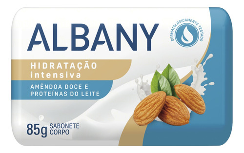 Sabão em barra Albany Hidratação Intensiva de 85 g