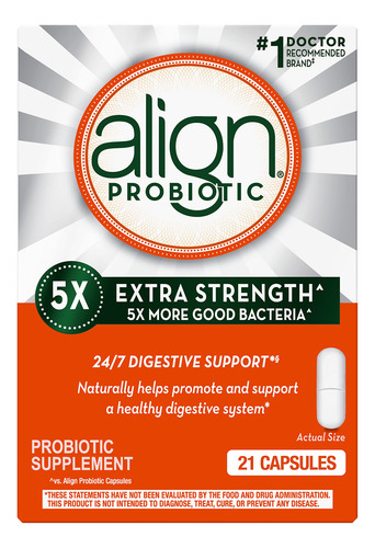 Suplemento Align Probiotic Extra Strength 21 Cápsulas