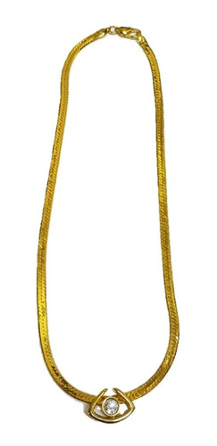 Collar Tipo Gargantilla Enchapado Oro  Cod.2c