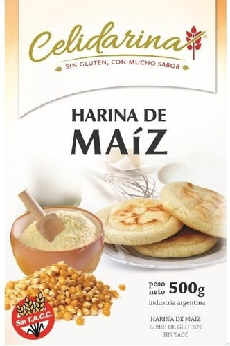 Celidarina Harina De Maiz 500g / Sin Tacc