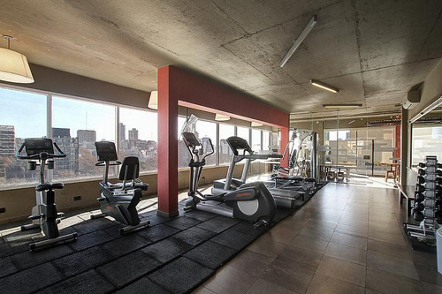 Alquiler Departamento Monoambiente Amoblado Amplio Con Balcón Y Amenities Palermo