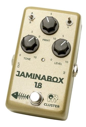 Imagen 2 de 2 de Pedal de efecto Cluster Jaminabox-18 dorado
