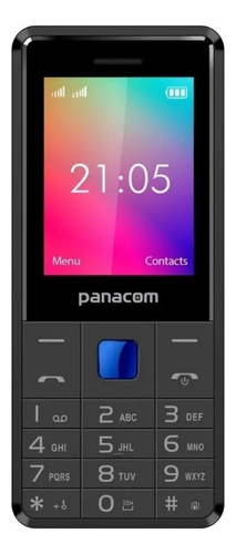 Panacom MP-1112 Dual SIM 128 MB  black y blue edge 64 MB RAM