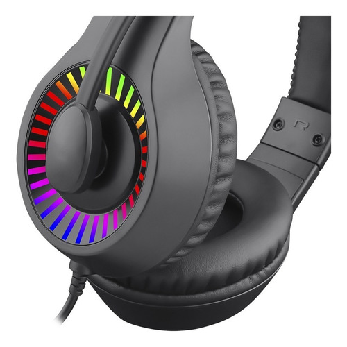 Imagen 3 de 7 de Auricular T-dagger T-rgh211 Caspian Rgb Supraural Con Cable