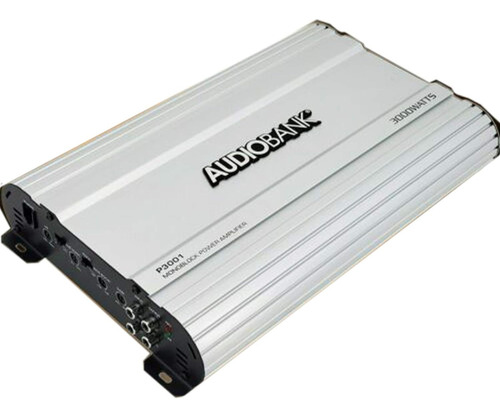 Audiobank P3001 - Amplificador Estéreo De Audio Para Coche (