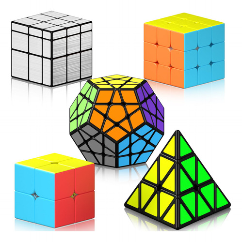 Juego De Cubos De Velocidad 2x2, 3x3 Y Pirámide Color De La Estructura