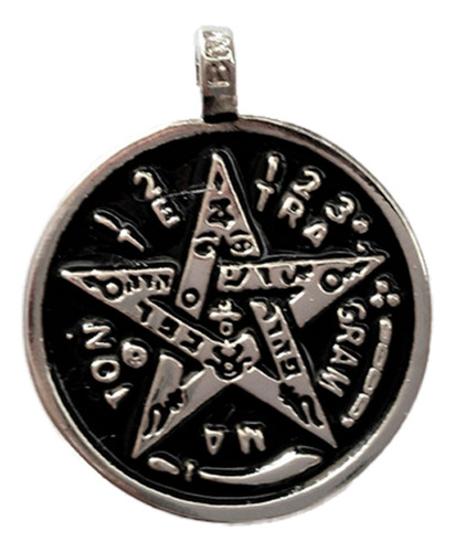 Poderoso Talisman Estrella 7 Puntas - Color Plateado