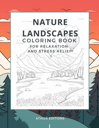 Libro: Nature Landscapes Coloring Book: 50 One-sided Pages |