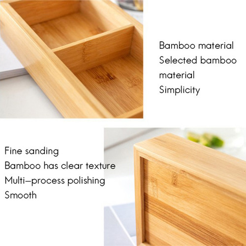 Caja De Madera De Bambú Para Frutos Secos, 9 Rejillas, Conte