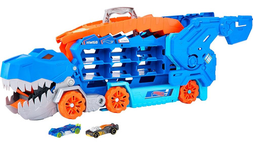 Hot Wheels City Ultimate Hauler, Se Transforma En Un T-rex C