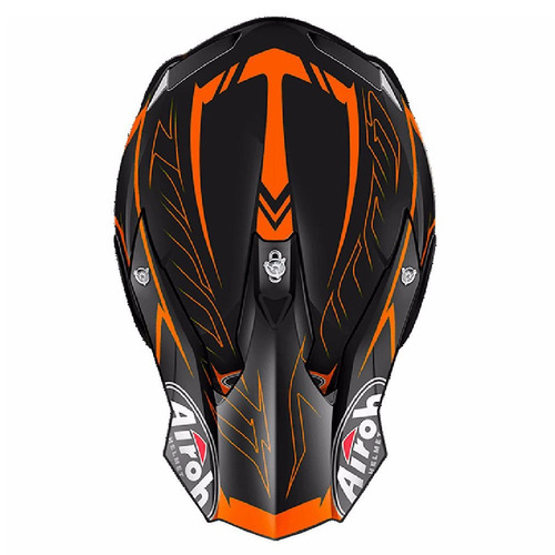 Casco Cross Airoh Terminator 2.1 S Slim Naranja Mate