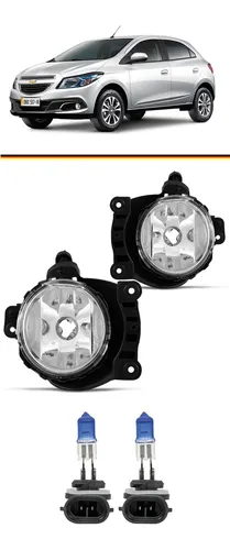 comprar Par Farol Milha Onix + Kit Super Branca H27 Modelo Original