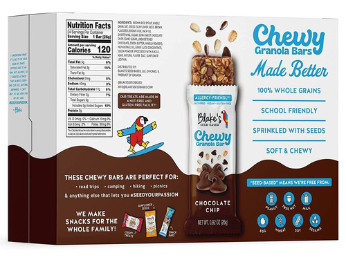 Barras De Granola Masticables A Base De Semillas De Blakes C