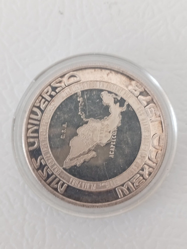 Medalla En Plata Miss Universo Mexico 1978 Acapulco (Usado)