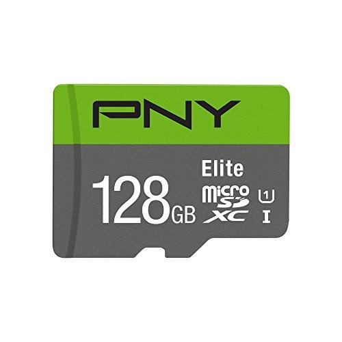 Pny Elite 128gb Up To 85mb Sec Microsdxc Card  Uhs I