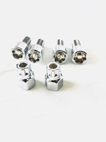 Kit De 4 Birlos De Seguridad Para Volkswagen Gol 12x1.5