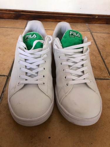 Championes Fila Originales Blancos Y Verdes