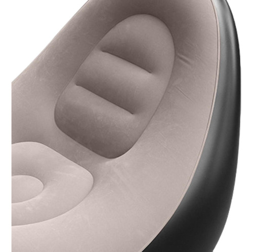 Sillón Inflable Para Descansar, Sofá Perezoso Con Taburete