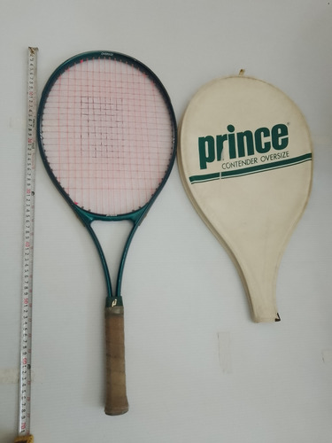 Raqueta Prince Contender Oversize Verde Estuche Blanco 