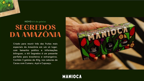 Imagem 4 de 9 de Kit Presente Segredos Da Amazônia - Geleias Naturais Manioca