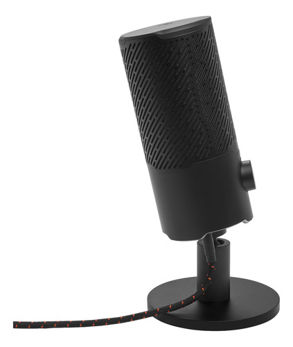 Microfone Jbl Quantum Stream Condensador Duplo Com Fio E Led