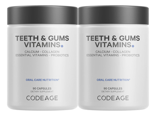 Codeage Vitaminas Para Dientes Y Encías + Probióticos Oral