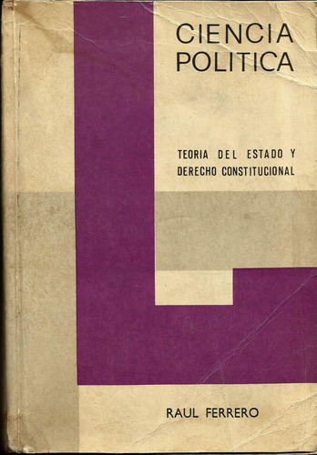 Ciencia Política - Raúl Ferrero Rebagliati 1979